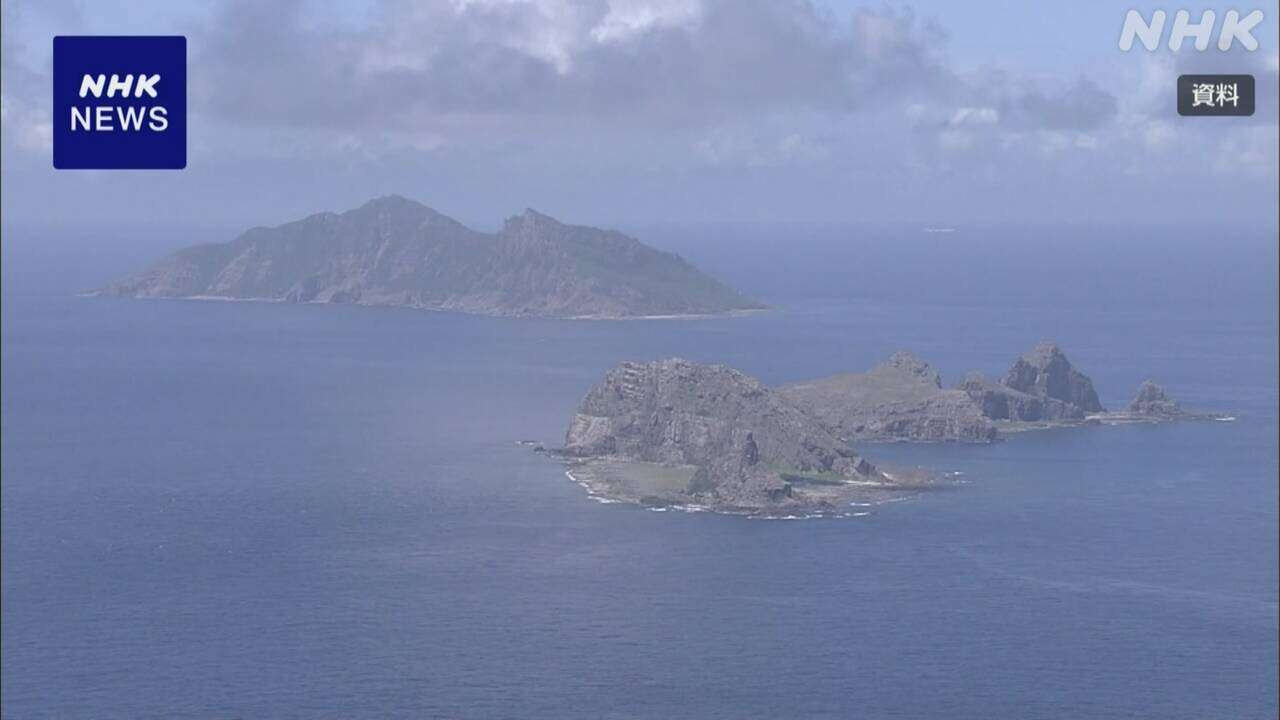 沖縄 尖閣沖 中国海警局の船4隻 約2時間航行し領海出る