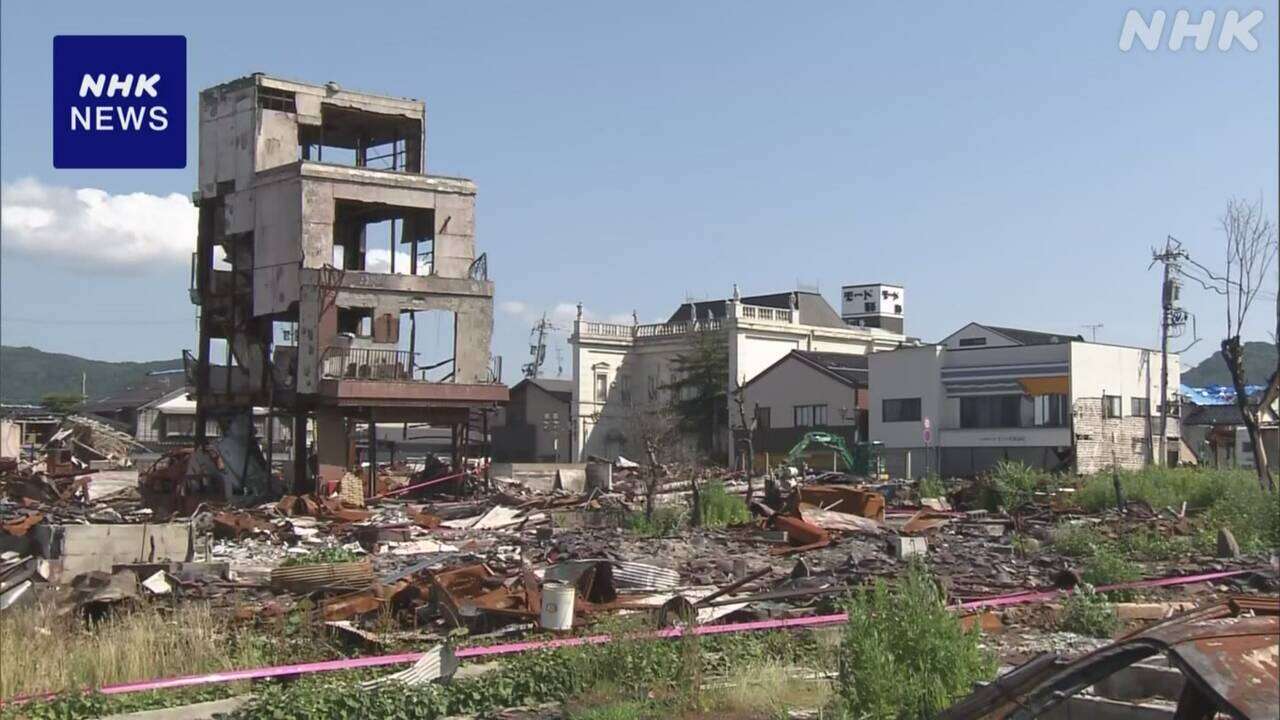 石川 輪島「朝市通り」建物の公費解体 開始から2週間 申請増加