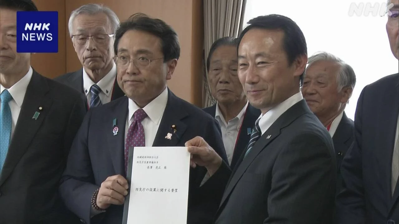 岐阜県知事 赤澤経済再生相と面会 「防災庁」の設置検討を要望