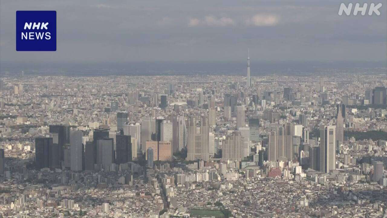 8月の景気動向指数 景気の現状示す「一致指数」2か月ぶり低下