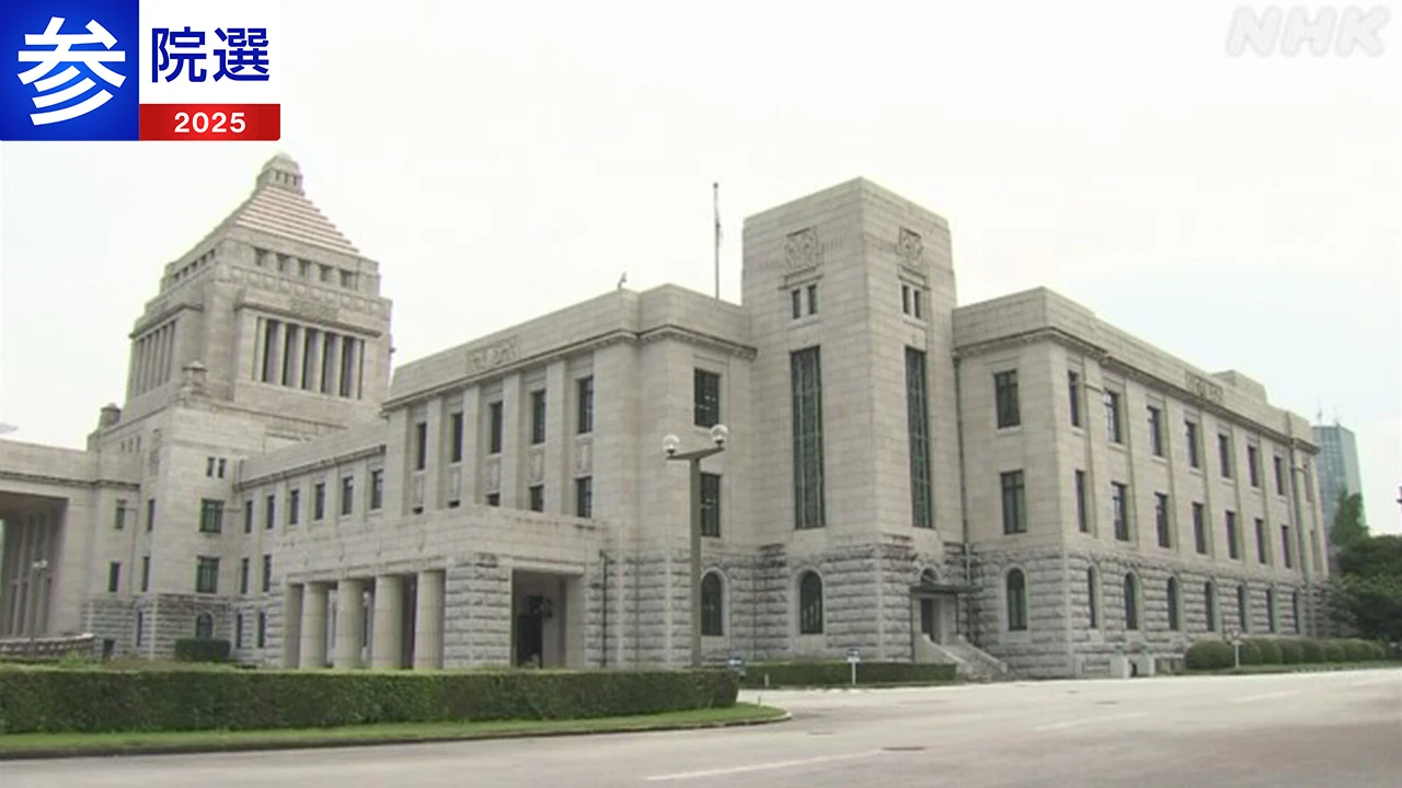参議院選挙 選挙戦が中盤に 各党 この週末 支持拡大はかる