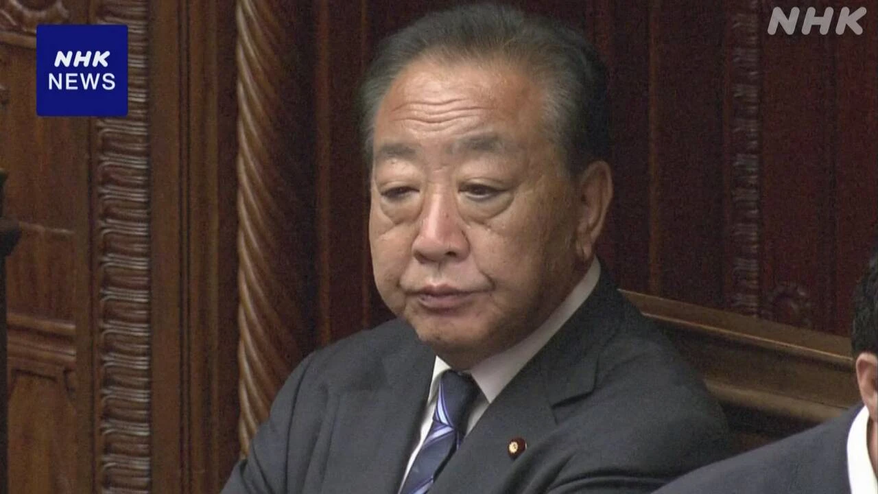 立民 野田代表 内閣不信任決議案取り扱い あす表明で調整へ
