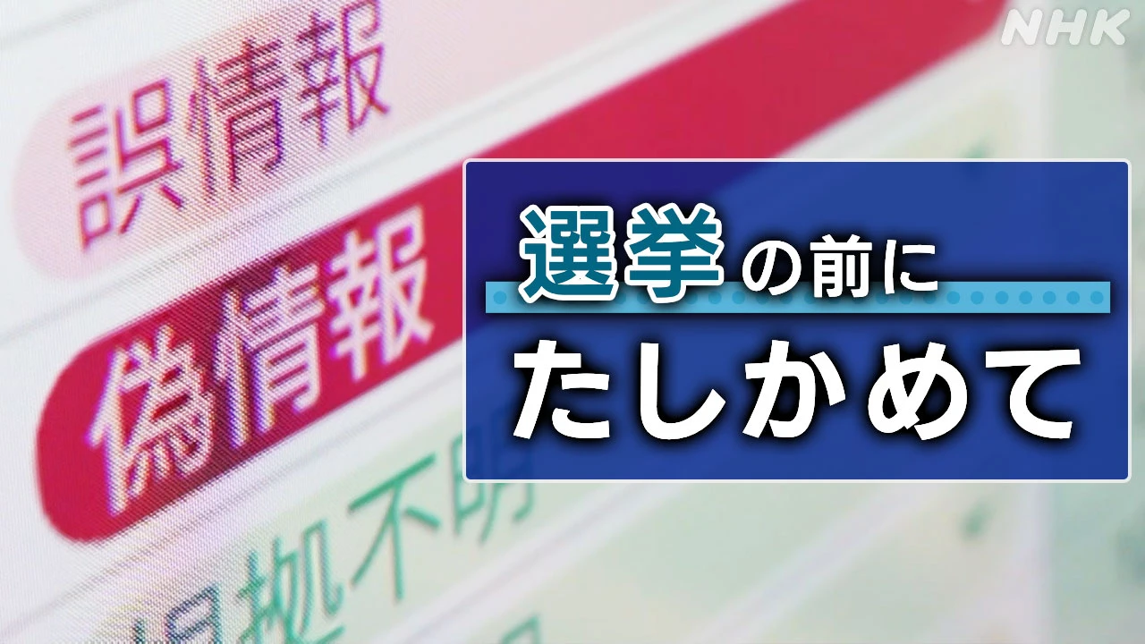 選挙とフェイク情報 SNS投稿分析で見えてきた「パターン」とは