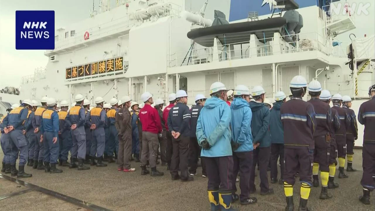 “災害で通信途絶えた”想定 海保と通信会社が訓練 鳥取 境港