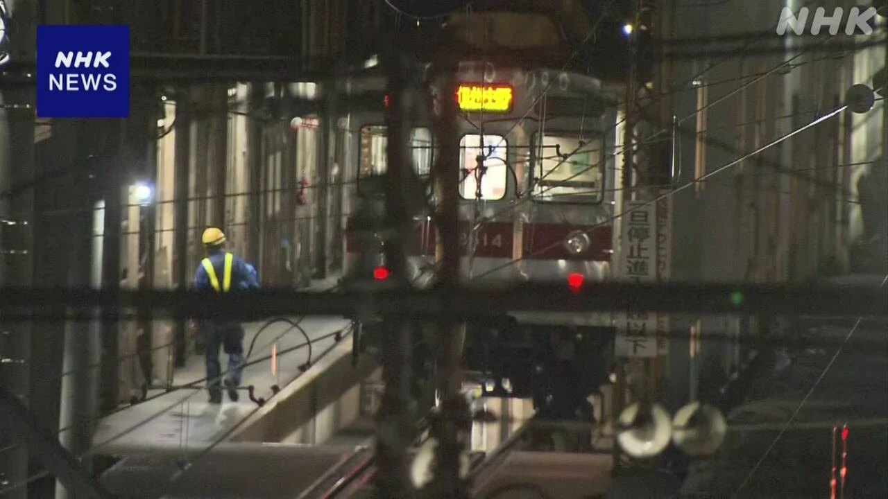 長野 須坂 長野電鉄の列車に小屋のようなもの衝突 乗客1人死亡
