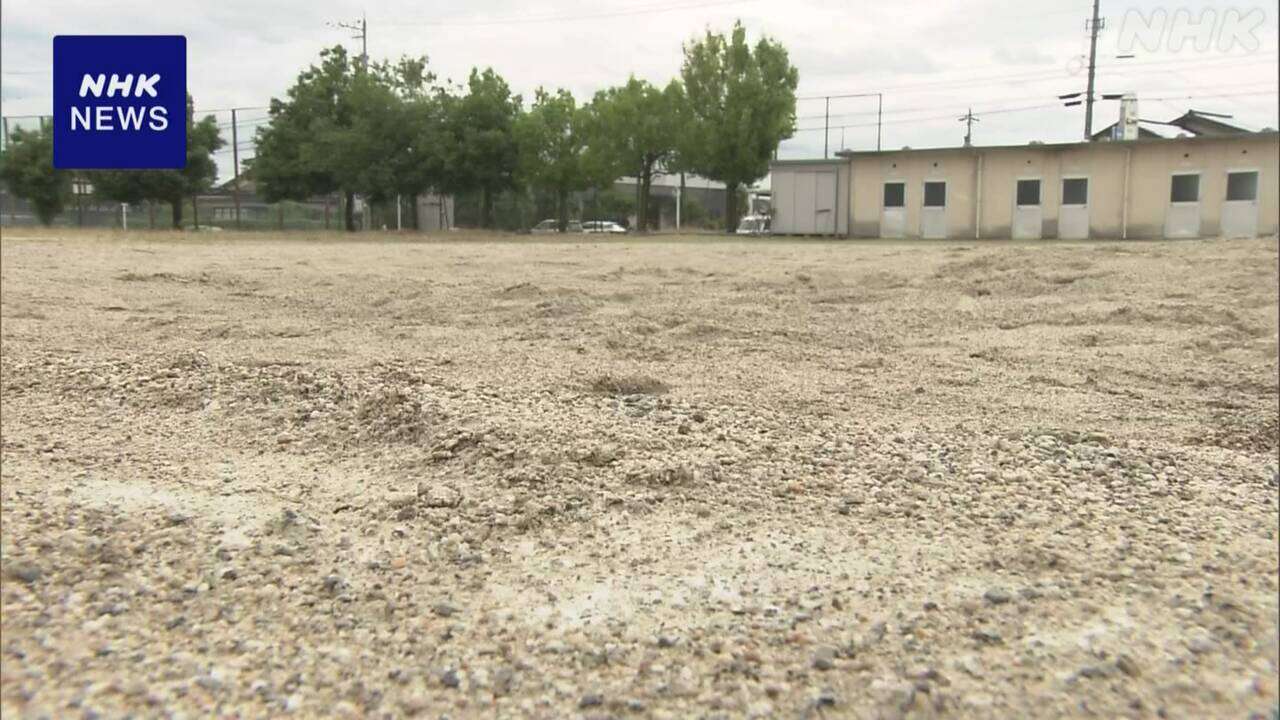 富山 上市町 中学校で教諭が投げた砲丸 部員に当たり大けが