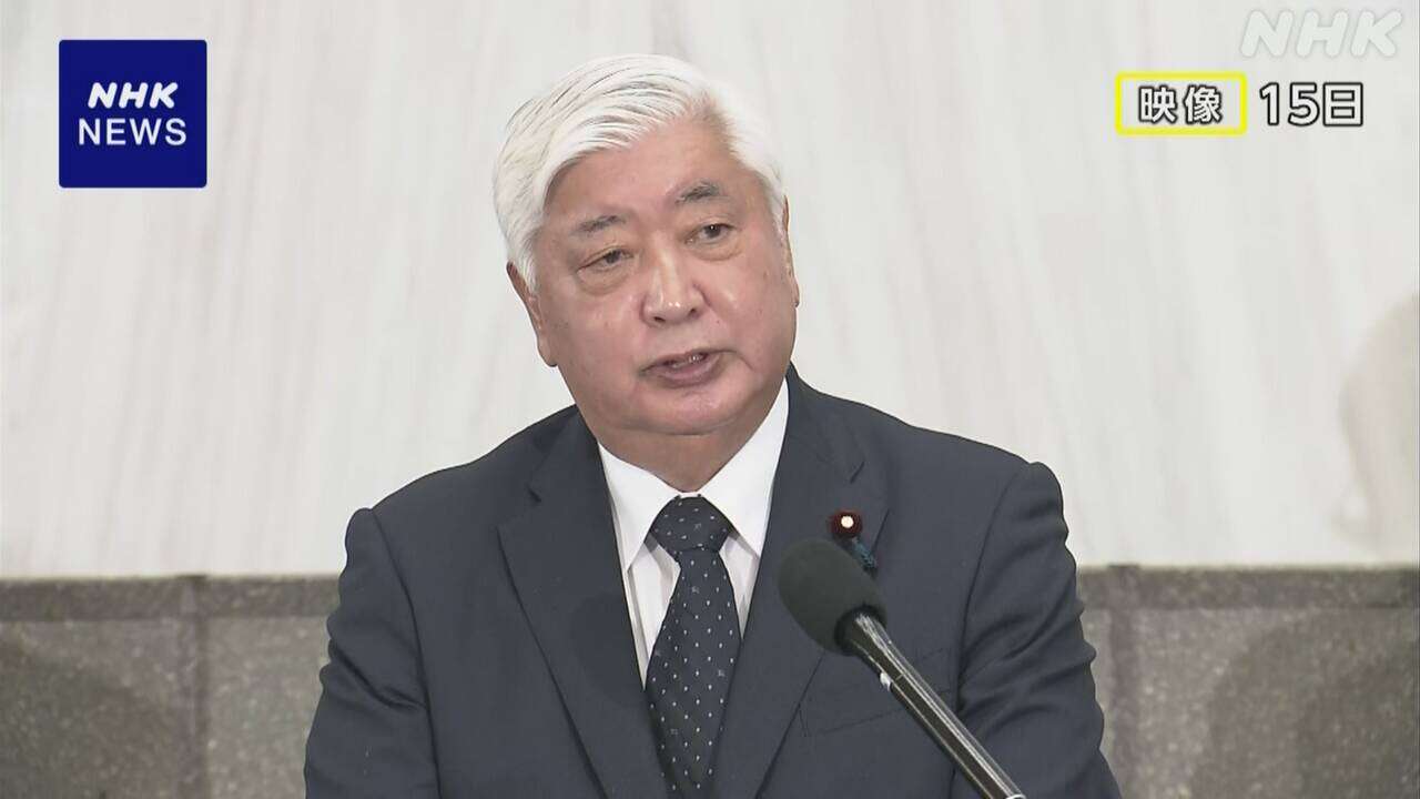 中谷防衛相 1月にイギリス訪問で調整 ヒーリー国防相と会談へ