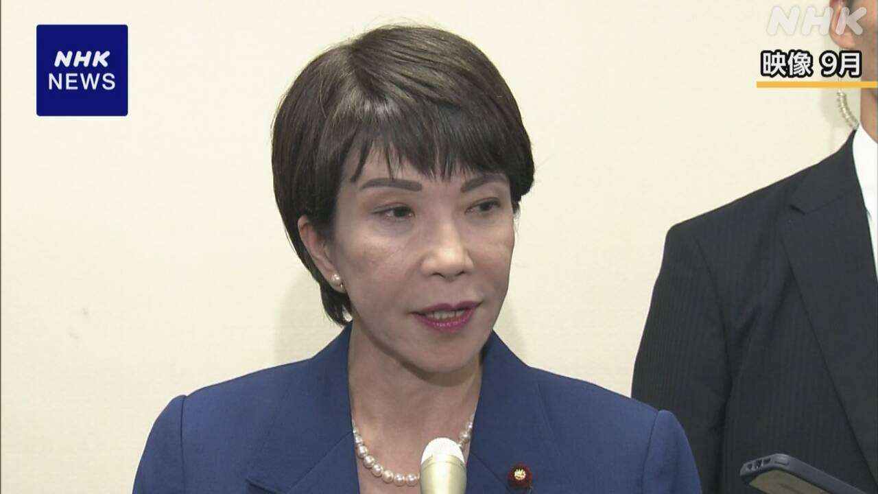 高市氏 支援議員と会合 “党の結束が重要”意見相次ぐ