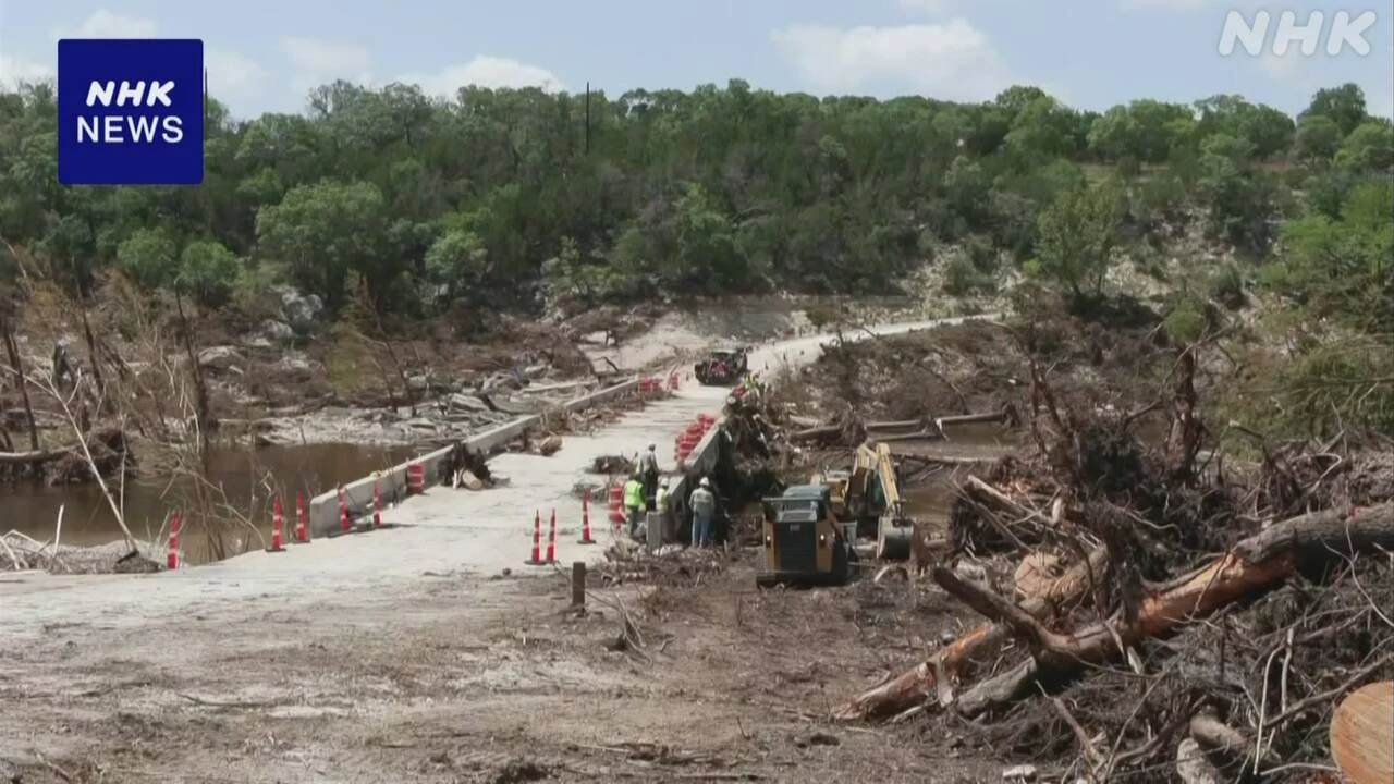 米テキサス州 大規模洪水から1週間 トランプ大統領 現地訪問へ
