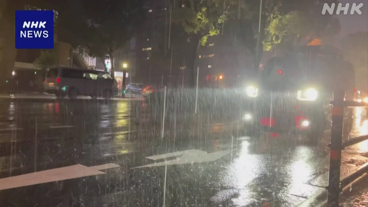 九州南部で大気不安定 鹿児島で猛烈な雨も 土砂災害に厳重警戒