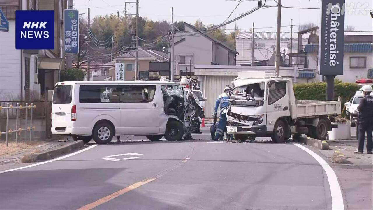 埼玉 川口 トラックとワゴン車が衝突 0歳の赤ちゃん心肺停止