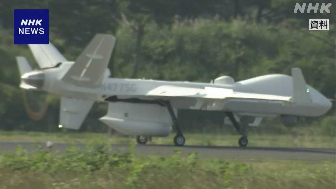 防衛省 警戒監視の大型無人機 鹿児島と青森の航空基地に配備へ
