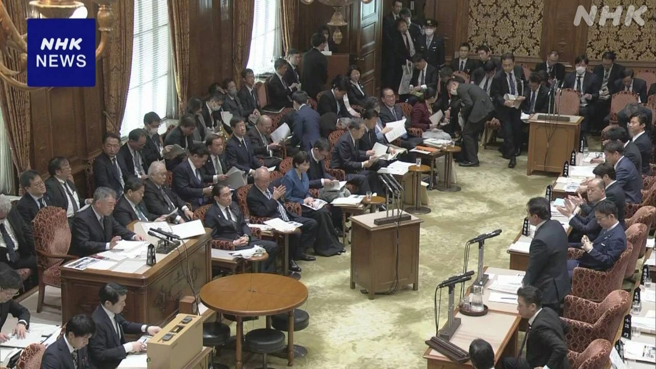 参院予算委で新年度予算案審議 政治資金や地震対応などで論戦