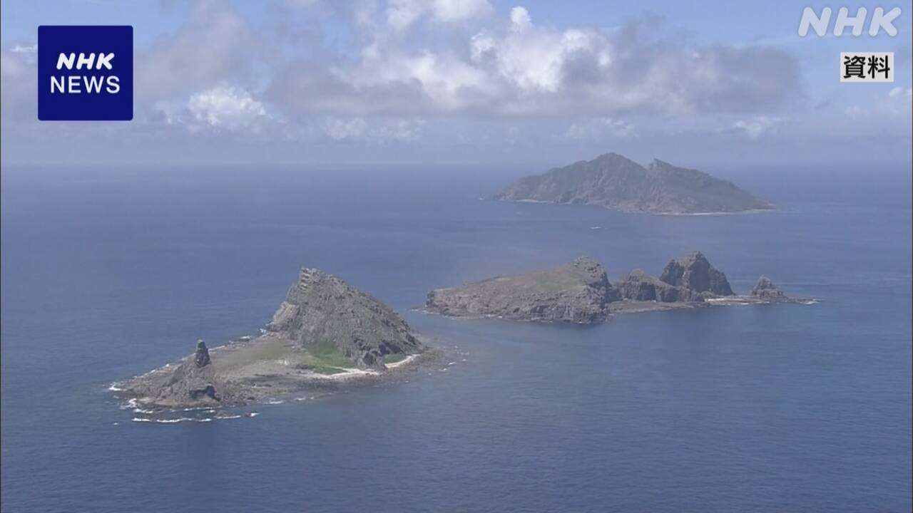 沖縄 尖閣諸島沖 中国海警局の船2隻が領海侵入