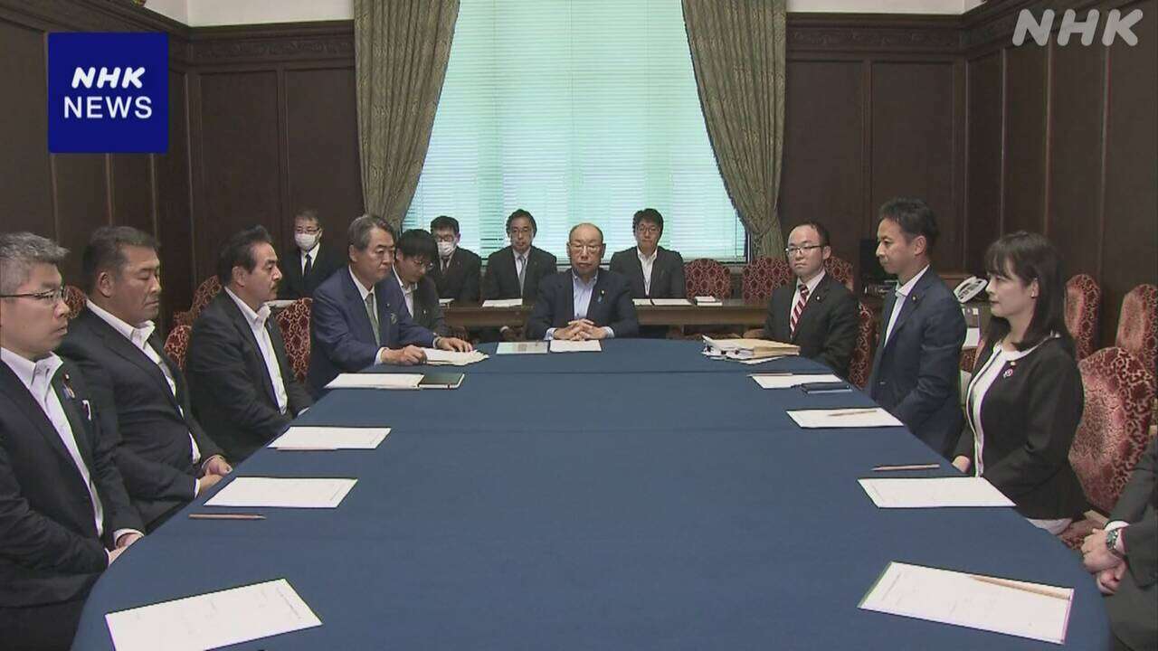 参院特別委 あす自民法案など審議入り 10日に質疑で与野党合意