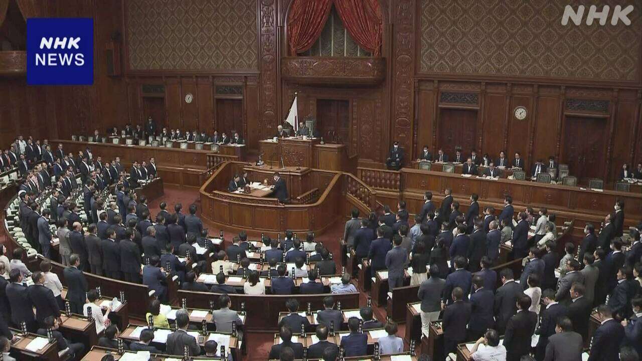 特例を盛り込んだ地方自治法の改正案 衆院本会議で可決