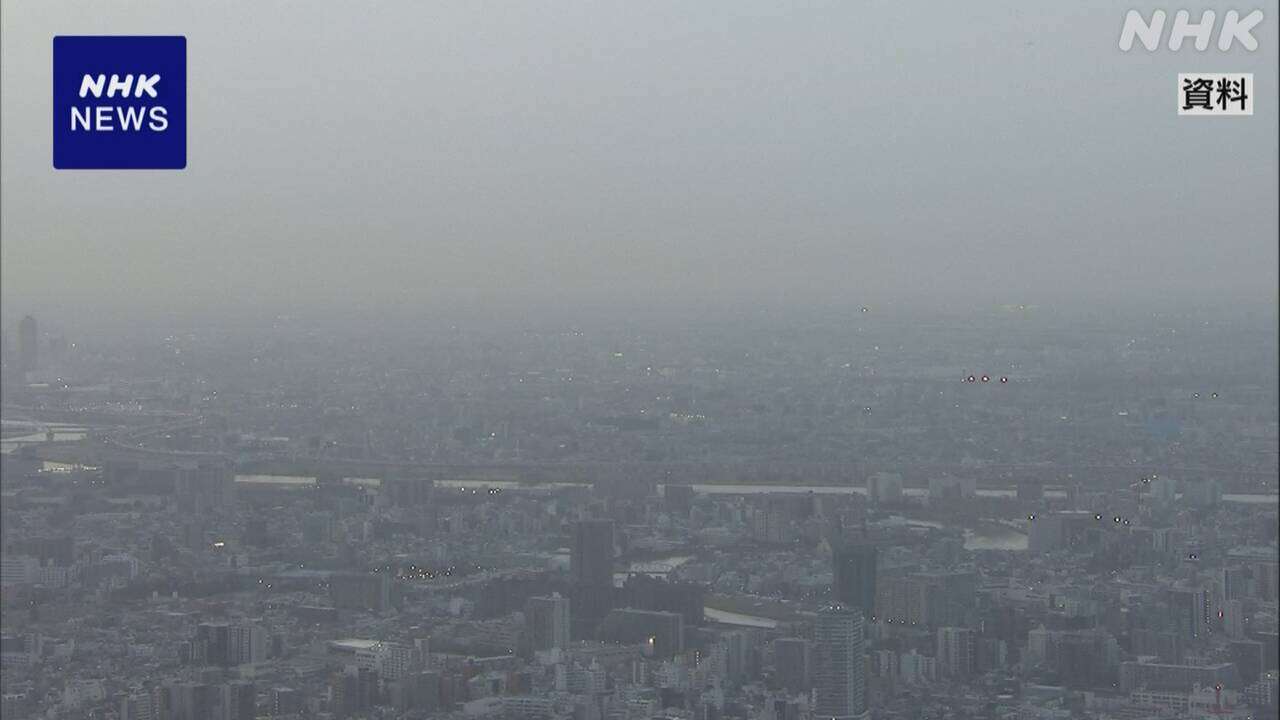 黄砂 西～北日本の広い範囲で観測 18日にかけて飛来予想も