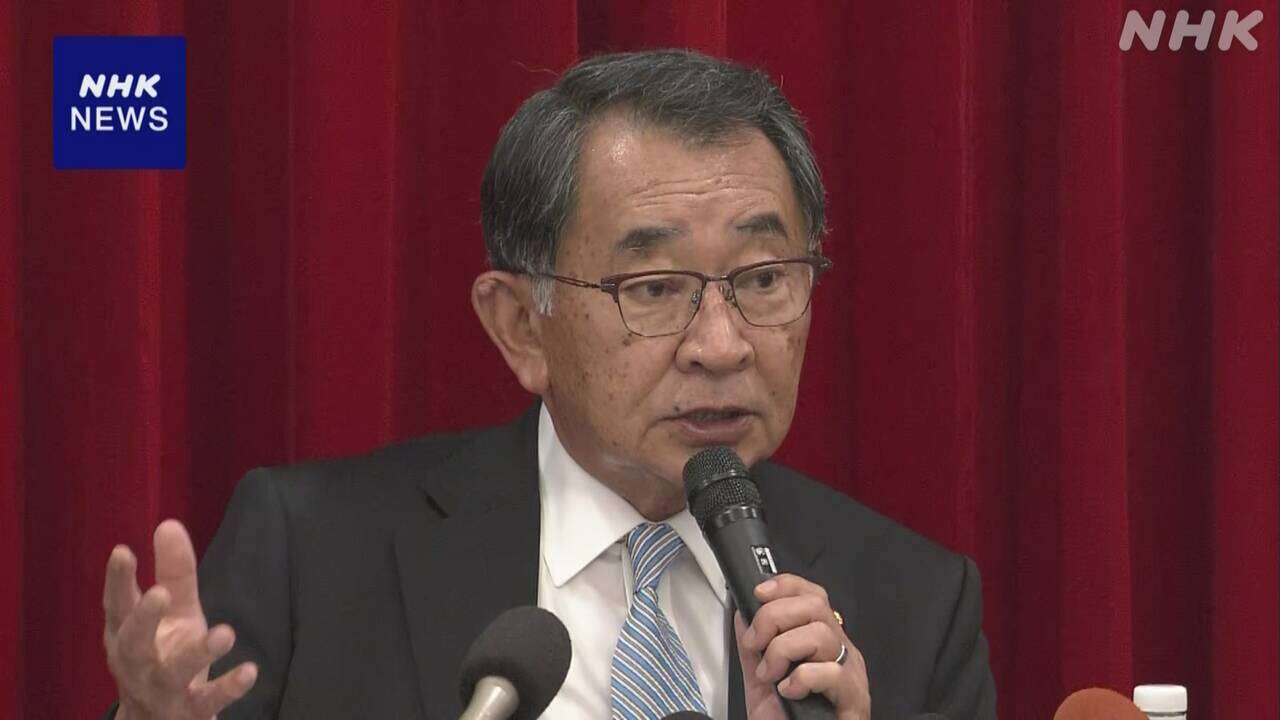 自民離党の塩谷元文科相 次の衆院選に立候補しない意向を表明