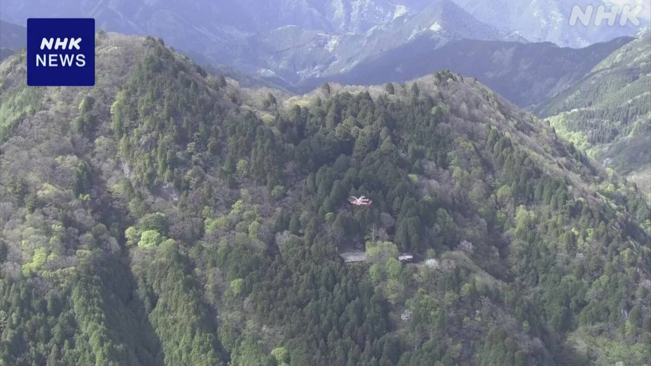 東京 檜原村 大岳山 男性が滑落か 救助されるも死亡確認