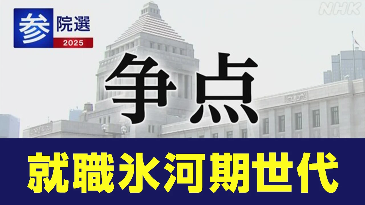 参院選 政党 政策アンケート「就職氷河期世代」