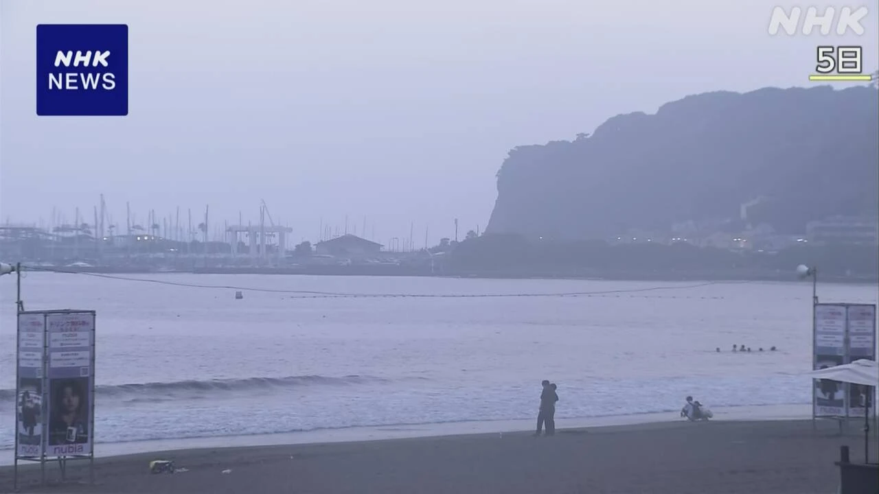 神奈川 藤沢 海水浴場で溺れた中学2年生の男子生徒 死亡