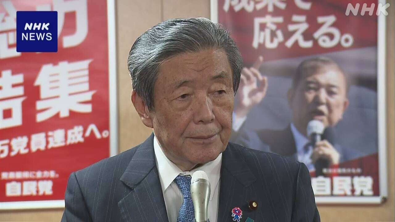 自民 森山幹事長「選択的夫婦別姓 法案採決は党議拘束を」