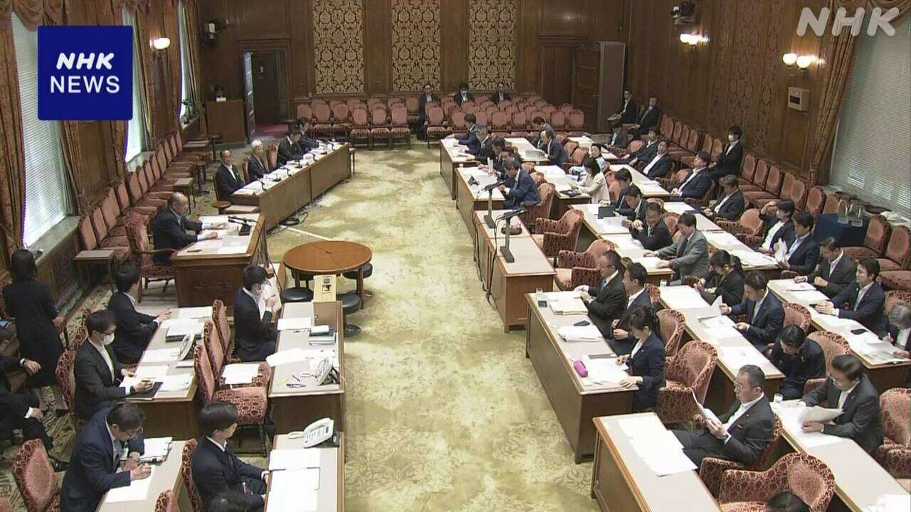 政治資金規正法の改正へ 参議院特別委員会で参考人質疑