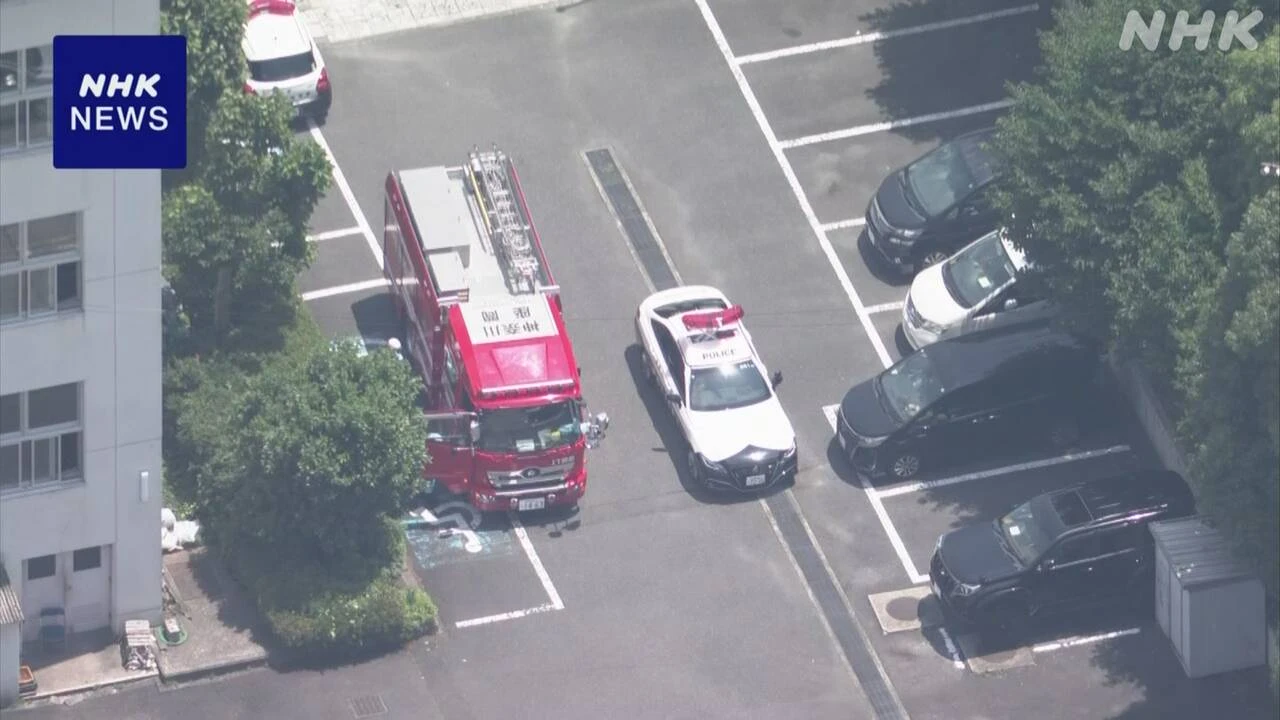 神奈川 座間 “校内で生徒がスプレーまいた”  4人搬送