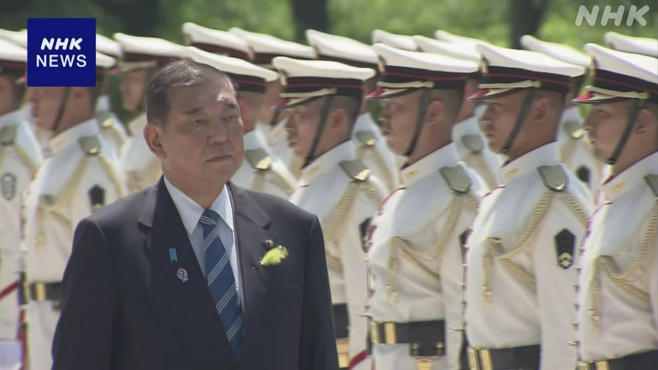 石破首相“防衛力の抜本的強化 着実に進める” 自衛隊の幹部会