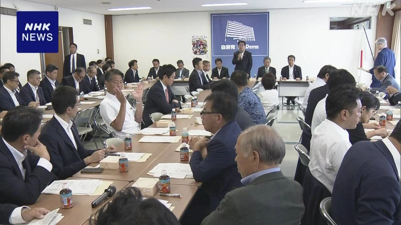 自民 農林部会の会議 コメ政策「需要に応じた増産」に表現変更