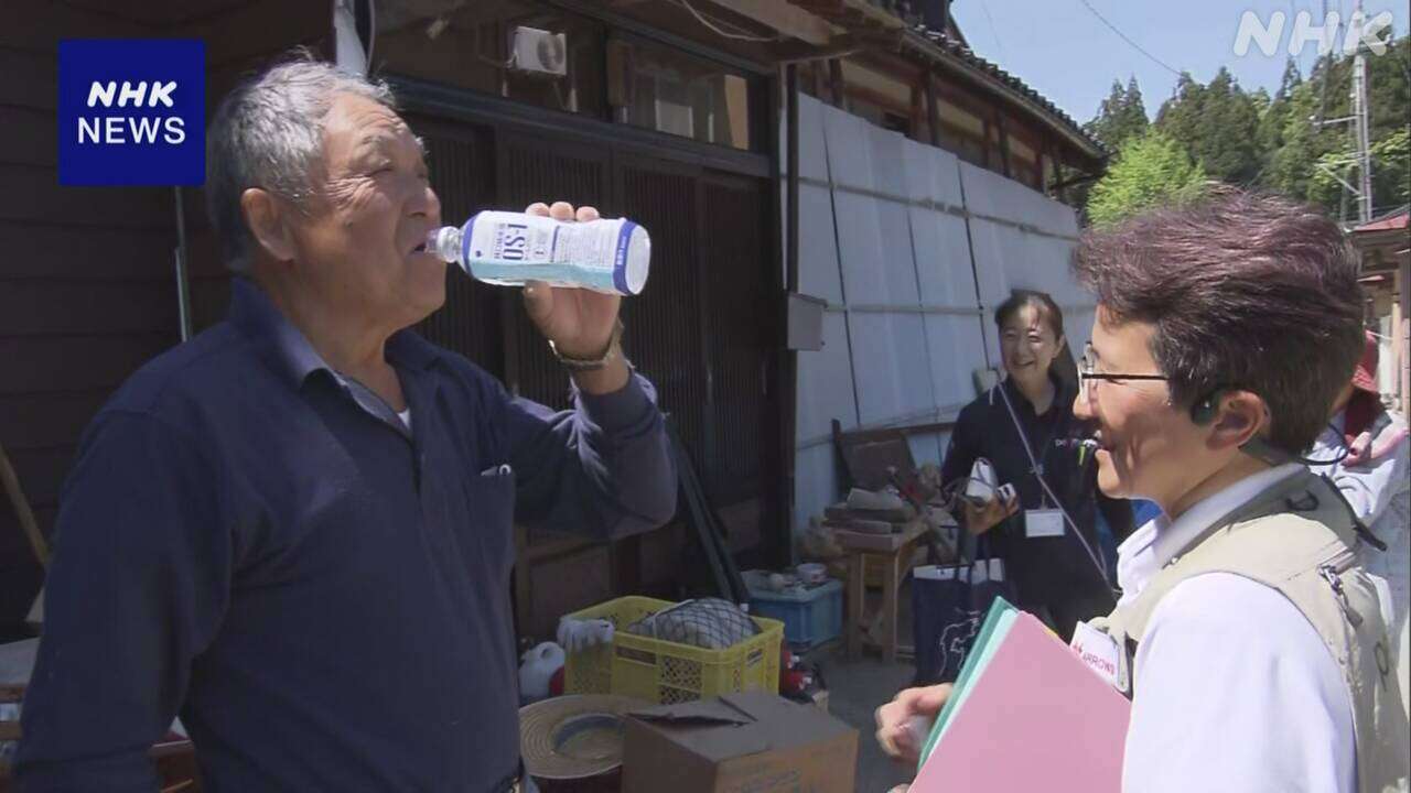 日本海側中心に気温上昇 被災地の高齢者に熱中症注意呼びかけ