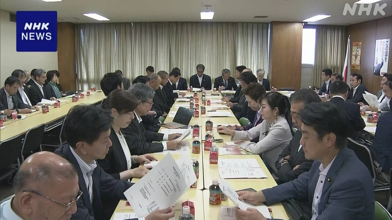 自民 コメ政策議論の初会合開催 意見まとめ政策への反映目指す