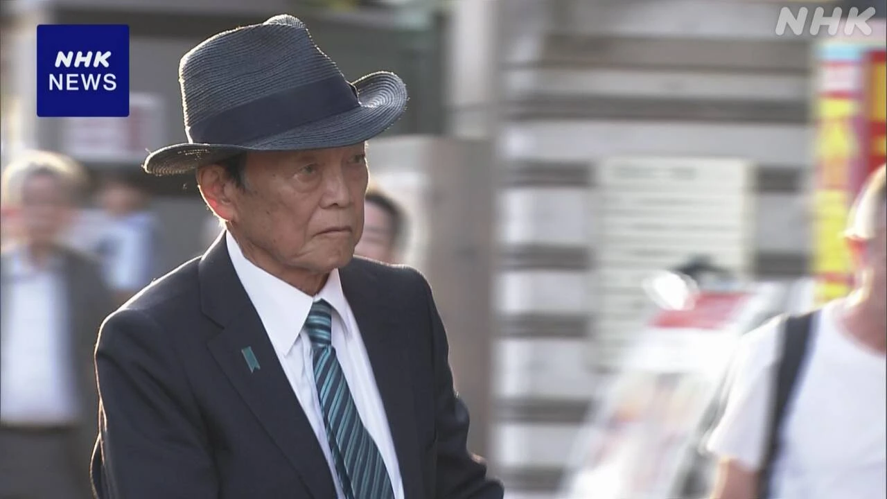 自民 麻生氏 岸田氏 茂木氏が会談 参議院選挙情勢など意見交換