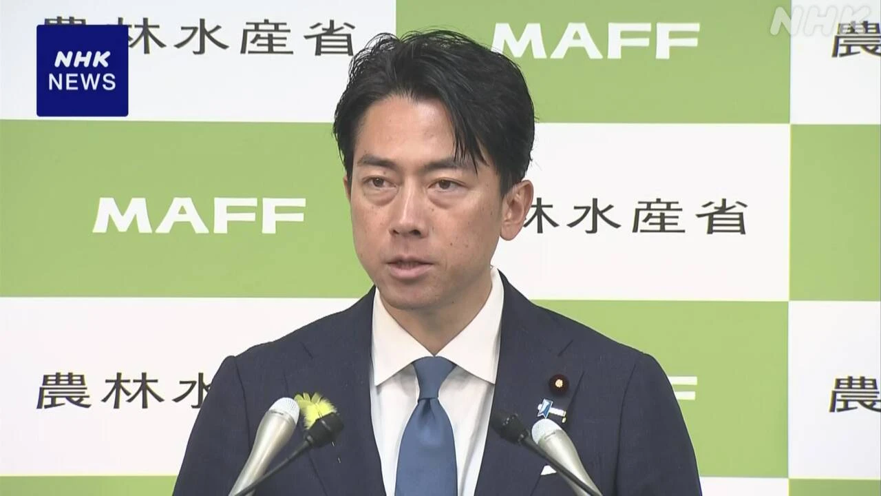 小泉農相“首相から来年のコメも増産方向明確に打ち出された”