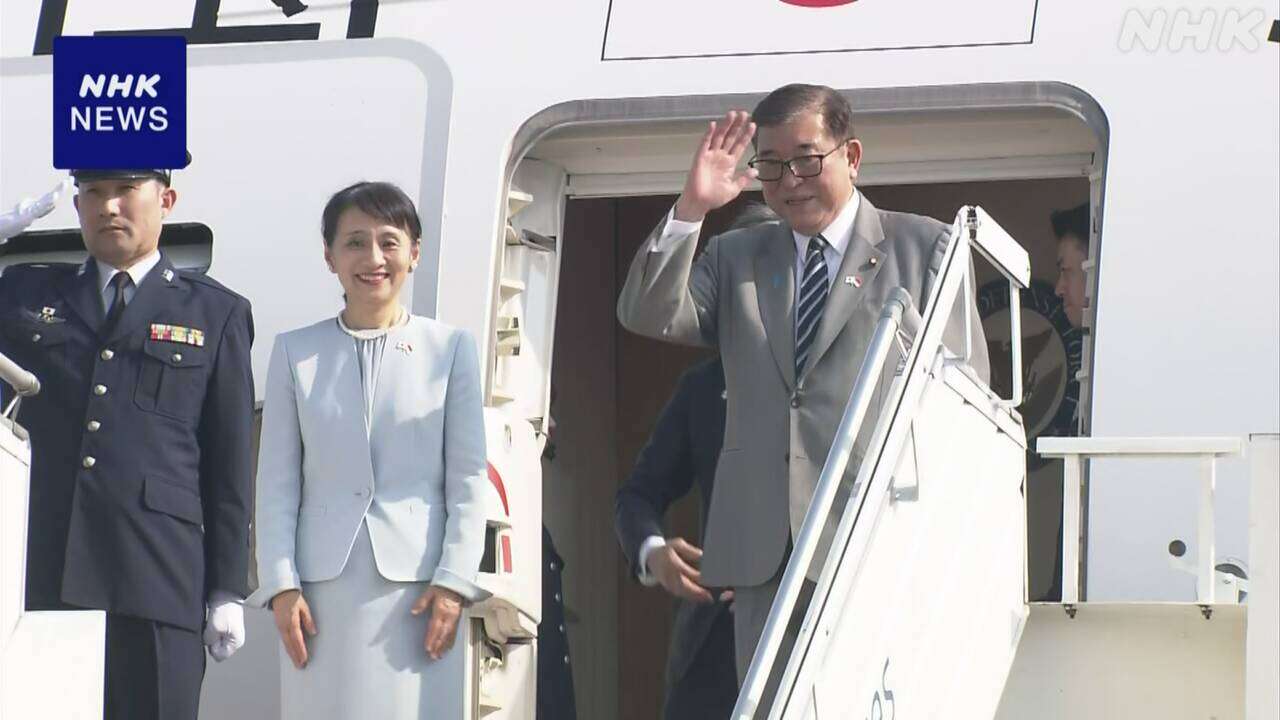 石破首相 東南アジア訪問 一連の日程を終え 帰国の途に