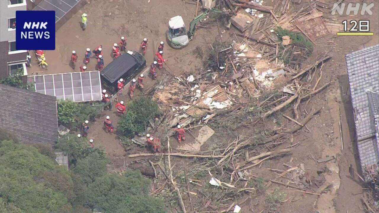 松山の土石流 発生から約25秒で住宅地に到達か 専門家が解析