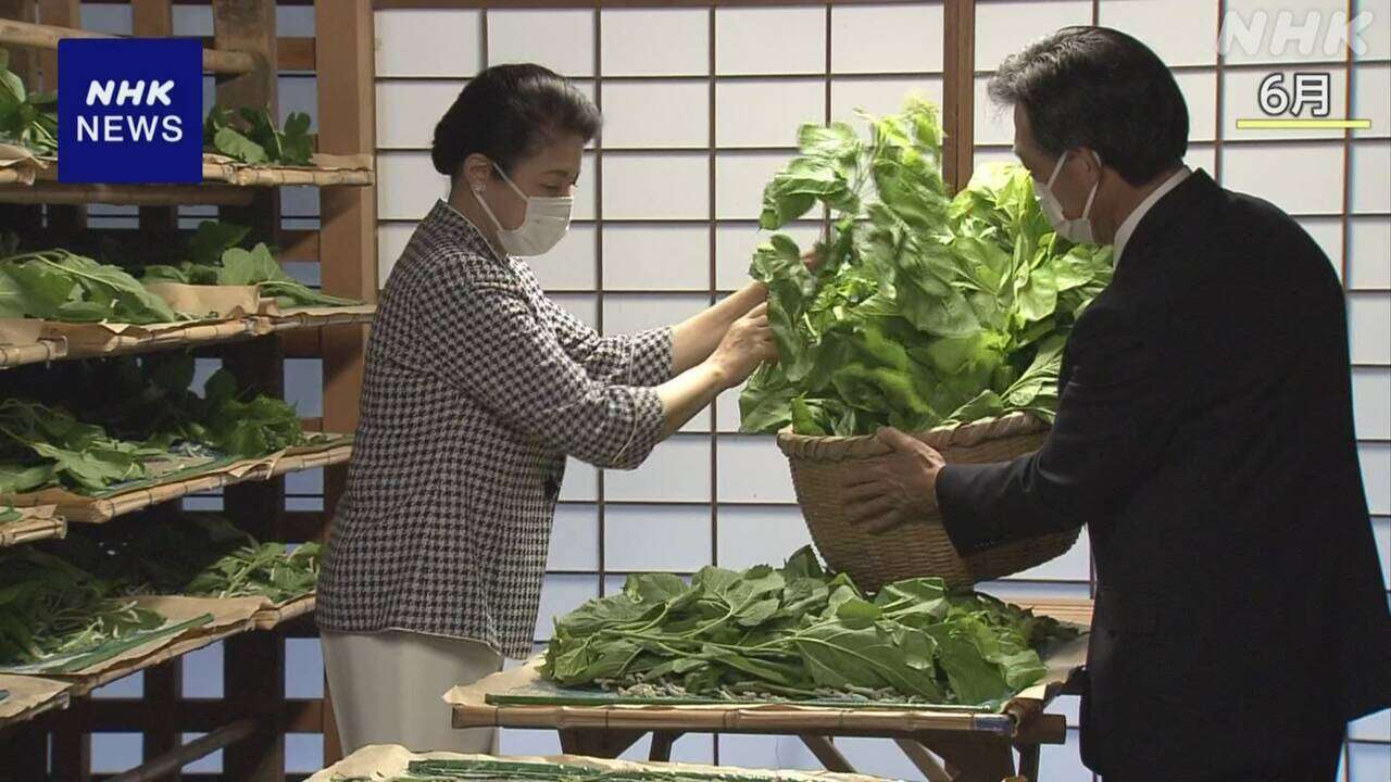 皇后さま 皇居での養蚕 ことしの作業終えられる