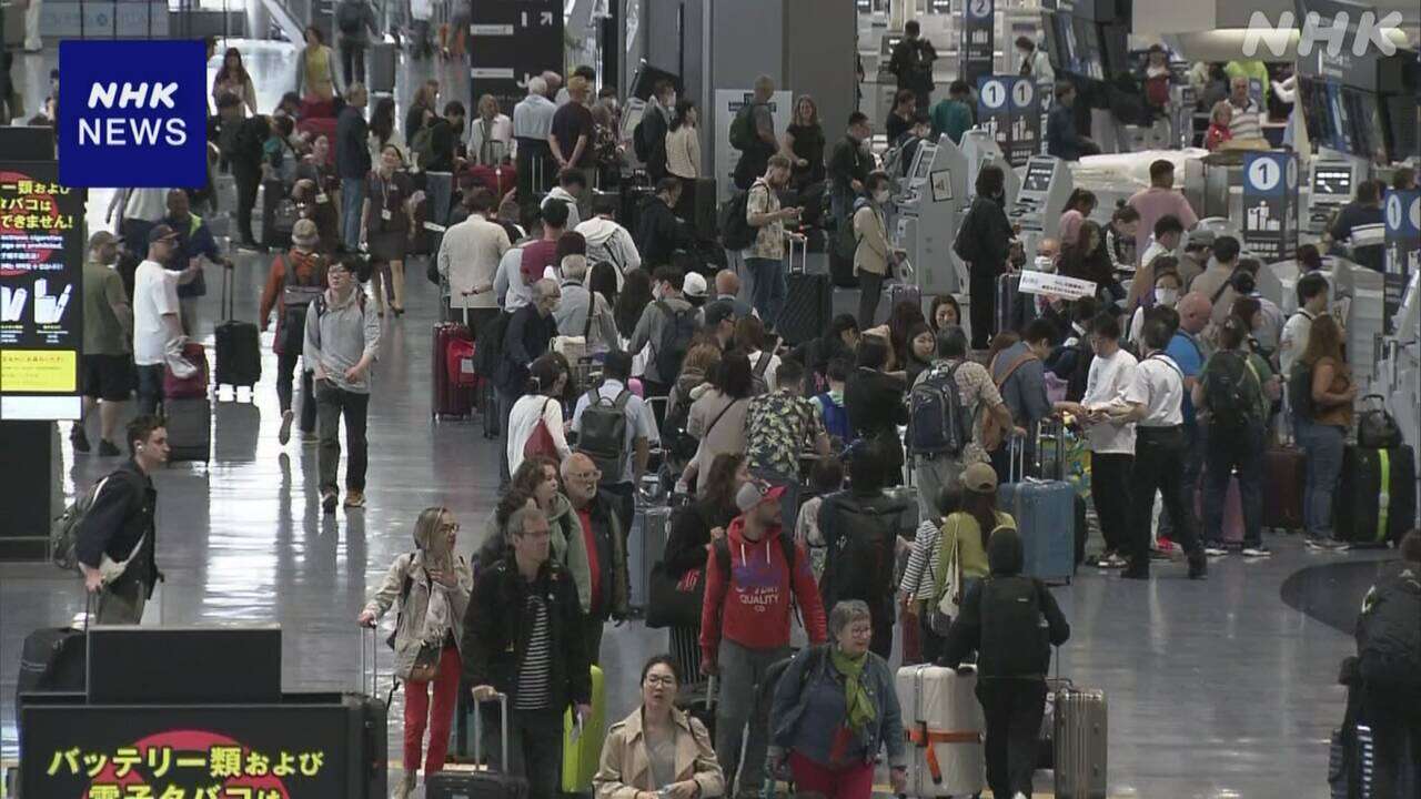 大型連休 成田空港は出国ピークで混雑 円安影響で韓国など人気