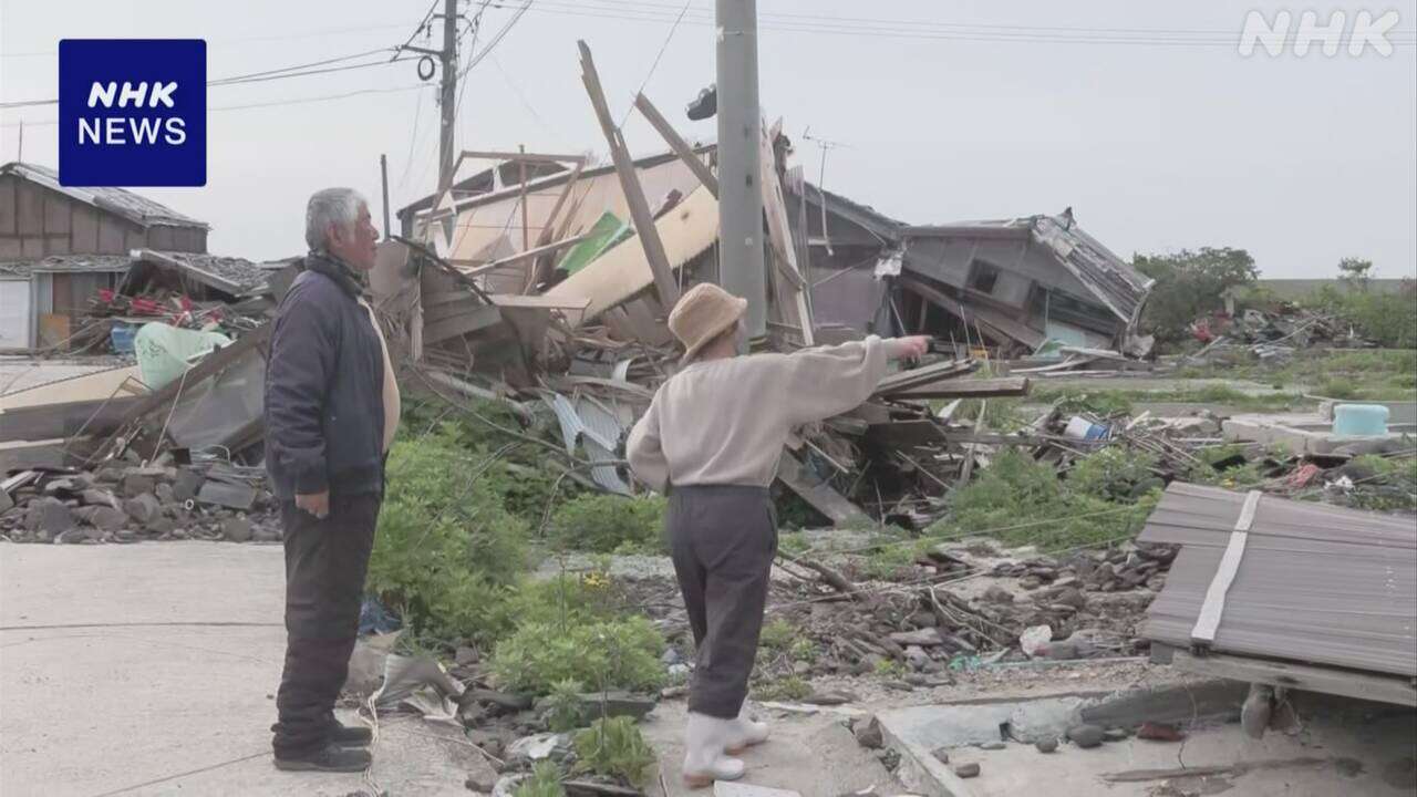 石川 舳倉島 住民が被害状況など確認するため一時帰宅