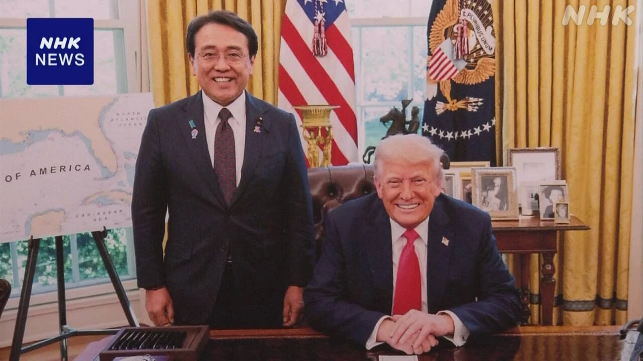 赤澤経済再生相“ボウリング球テスト”トランプ会談で話題出ず