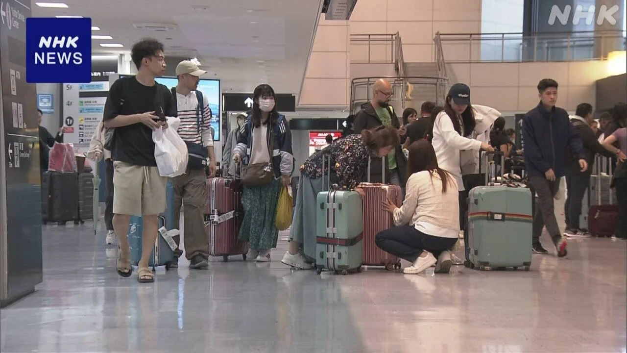 大型連休最終日 帰国ラッシュがピーク 成田空港