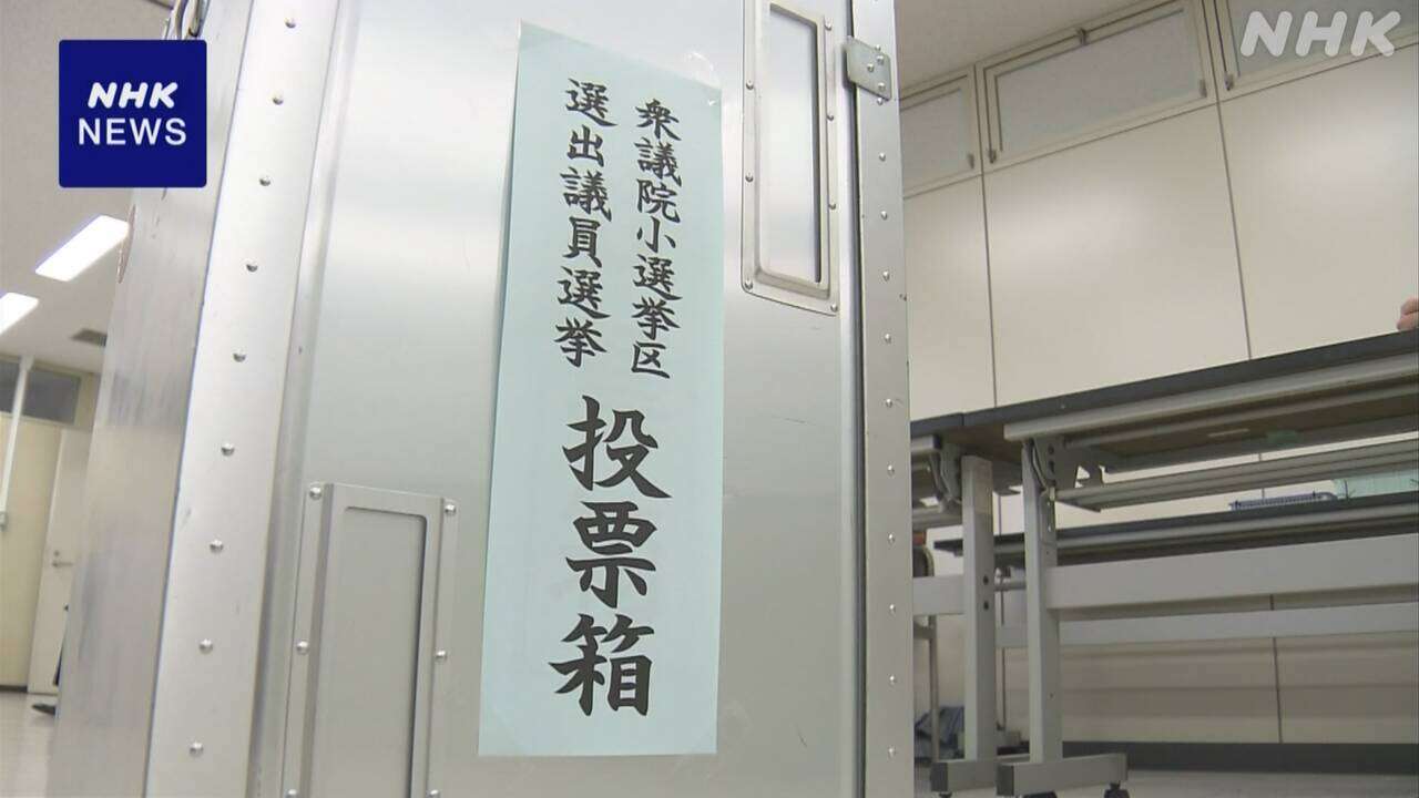 衆院選 期日前投票 前回同時期比17.56％減