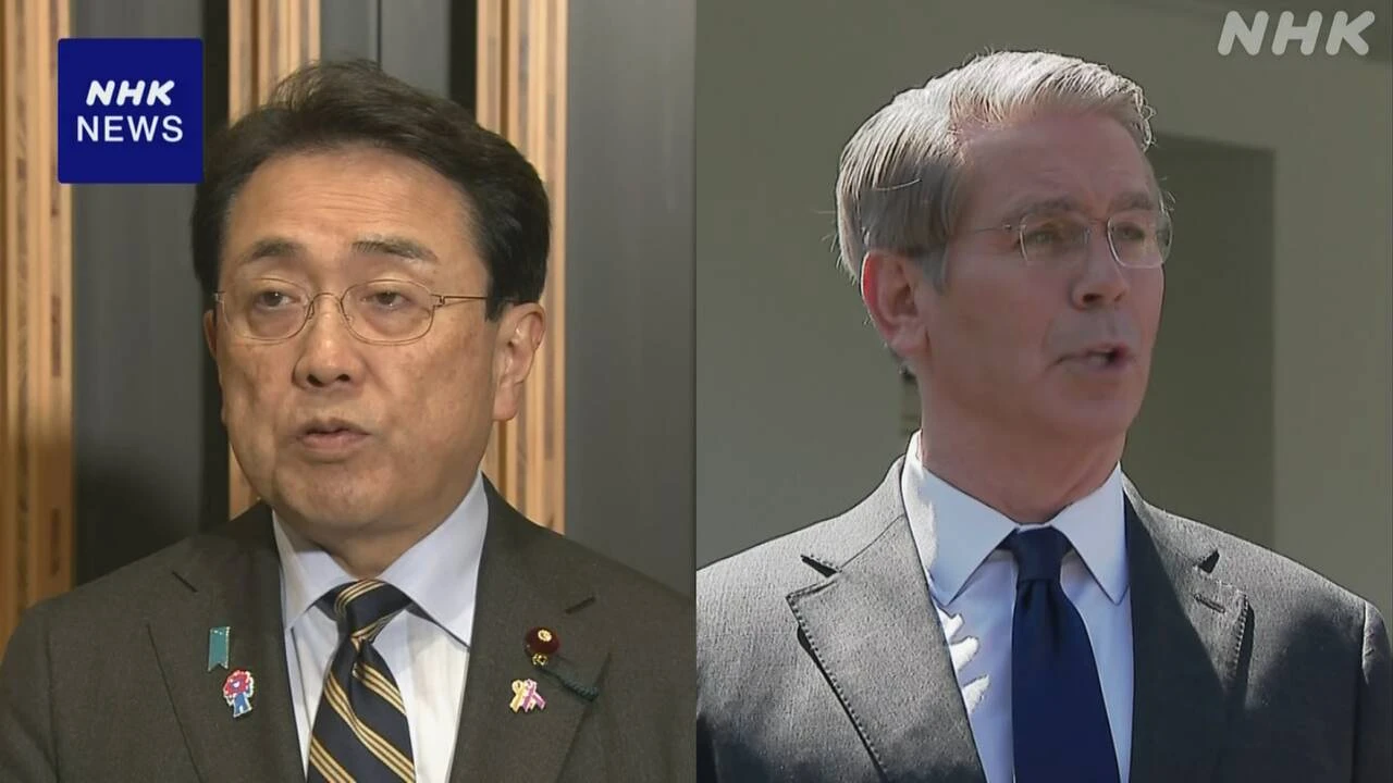 赤澤大臣 関税交渉2回目へ “撤廃が主眼 折り合える接点探る”