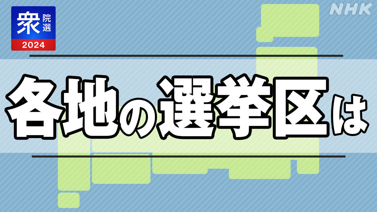 衆院選公示 各地の選挙区は