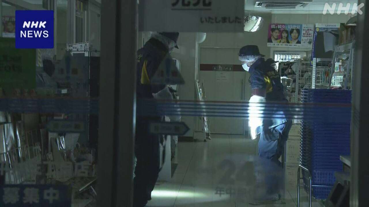 東京 コンビニ強盗未遂疑い 69歳容疑者逮捕 別事件にも関与か