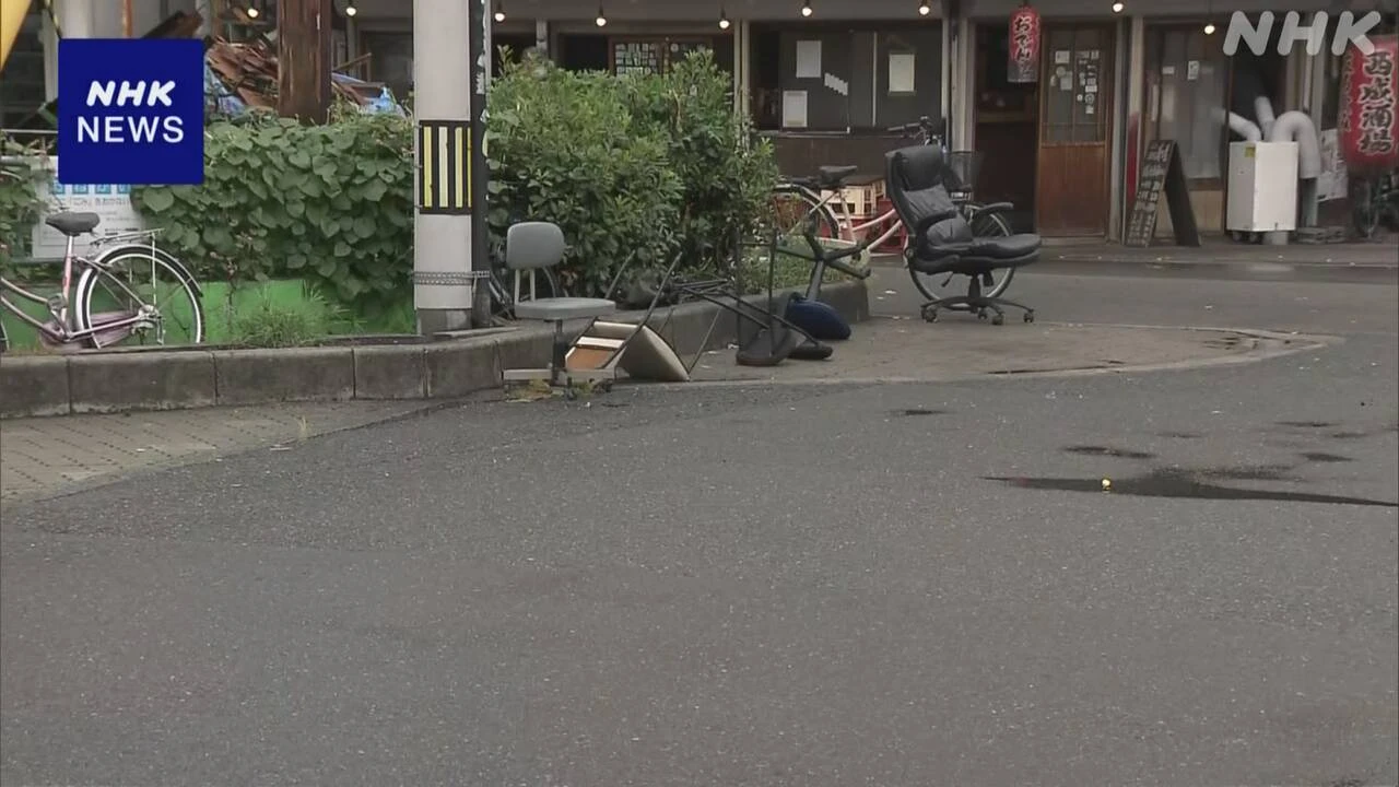 大阪 西成区 路上で男性刺されけが 刺した男は逃走 行方を捜査
