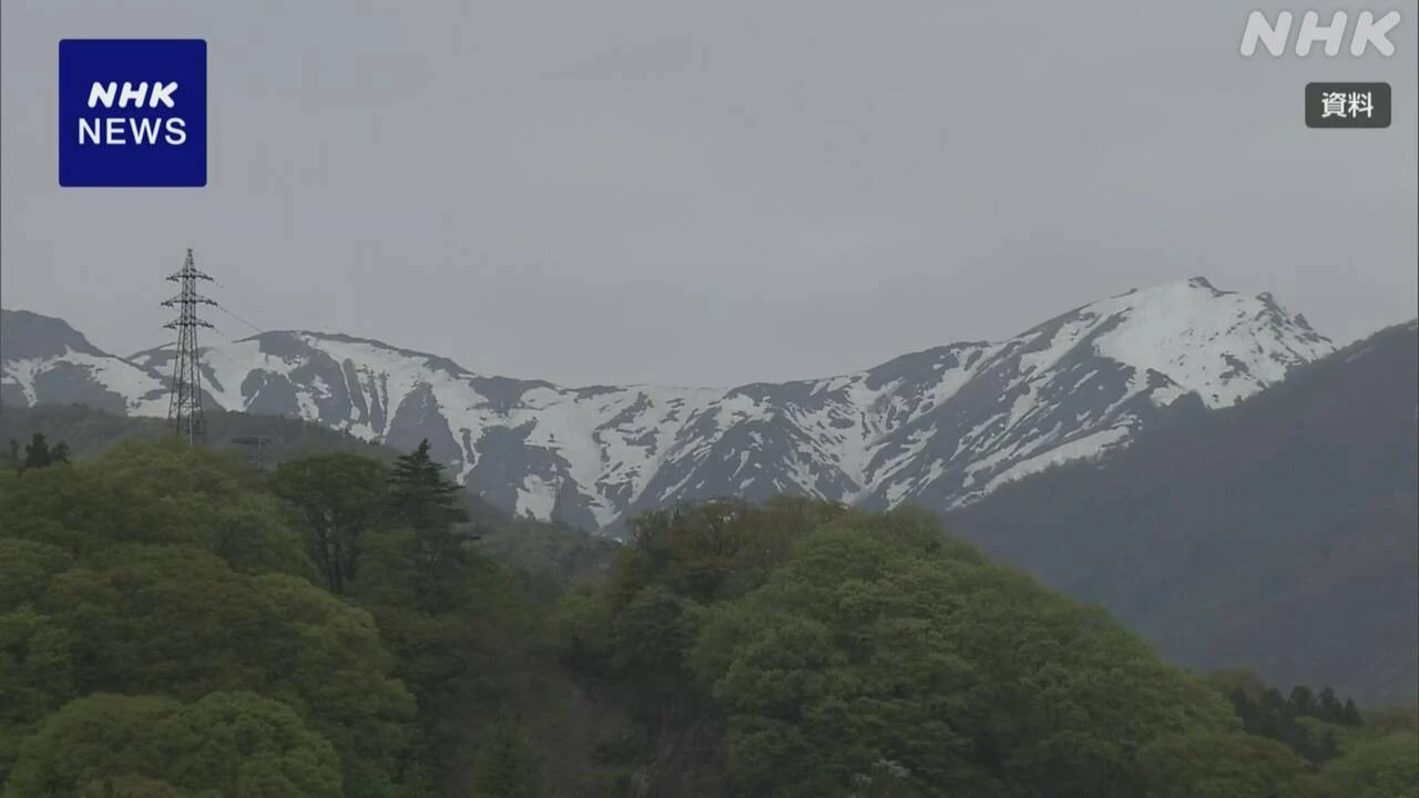 群馬 谷川岳で70代男性が死亡 登山中 岩場から滑落か