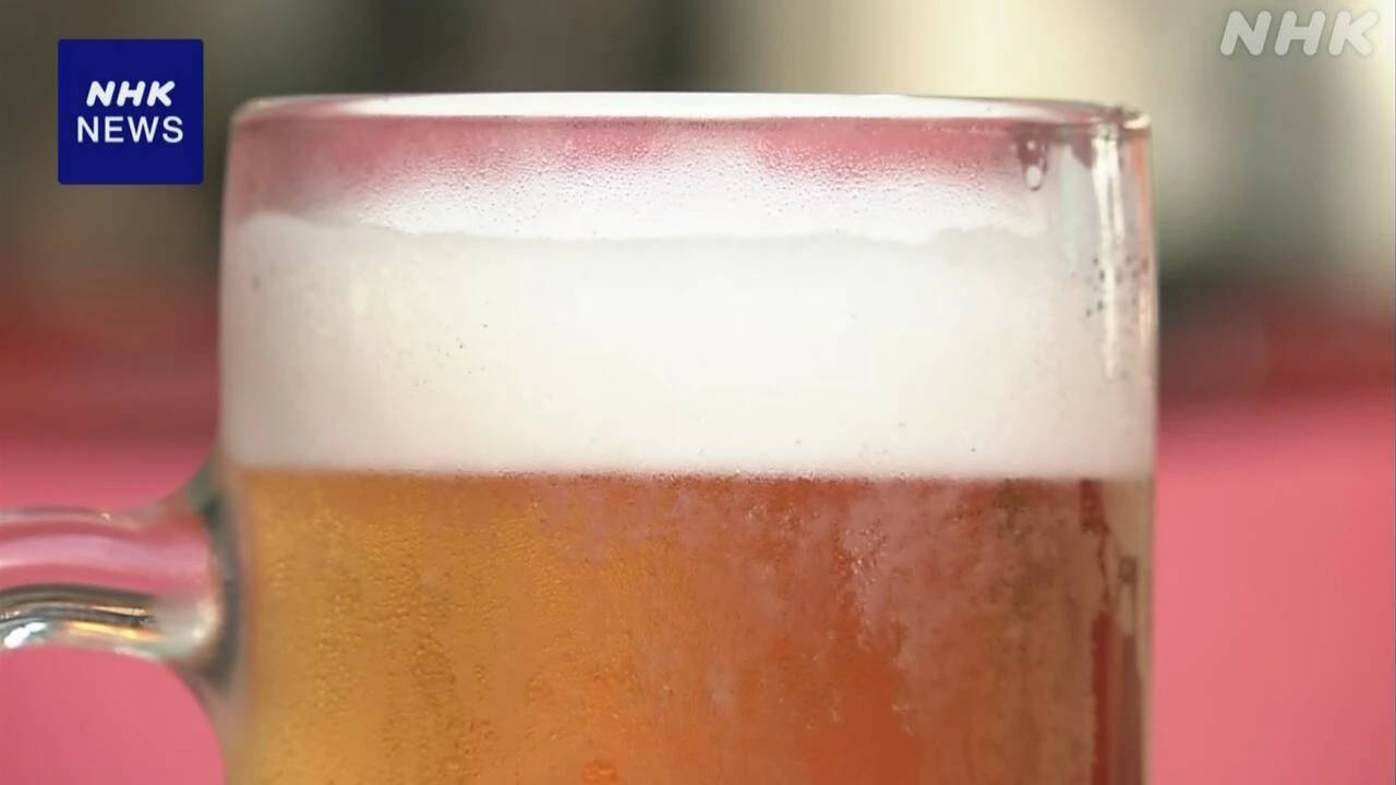 ビール類4月販売 値上げ影響で去年同月比3割以上減少 大手各社
