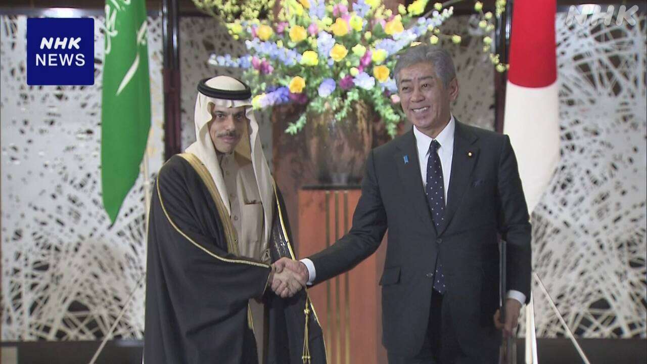 岩屋外相 サウジアラビア外相と会談 首脳対話の覚書に署名