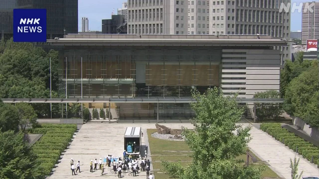 除染で取り除かれた土 首相官邸の敷地内に 全国初の再生利用